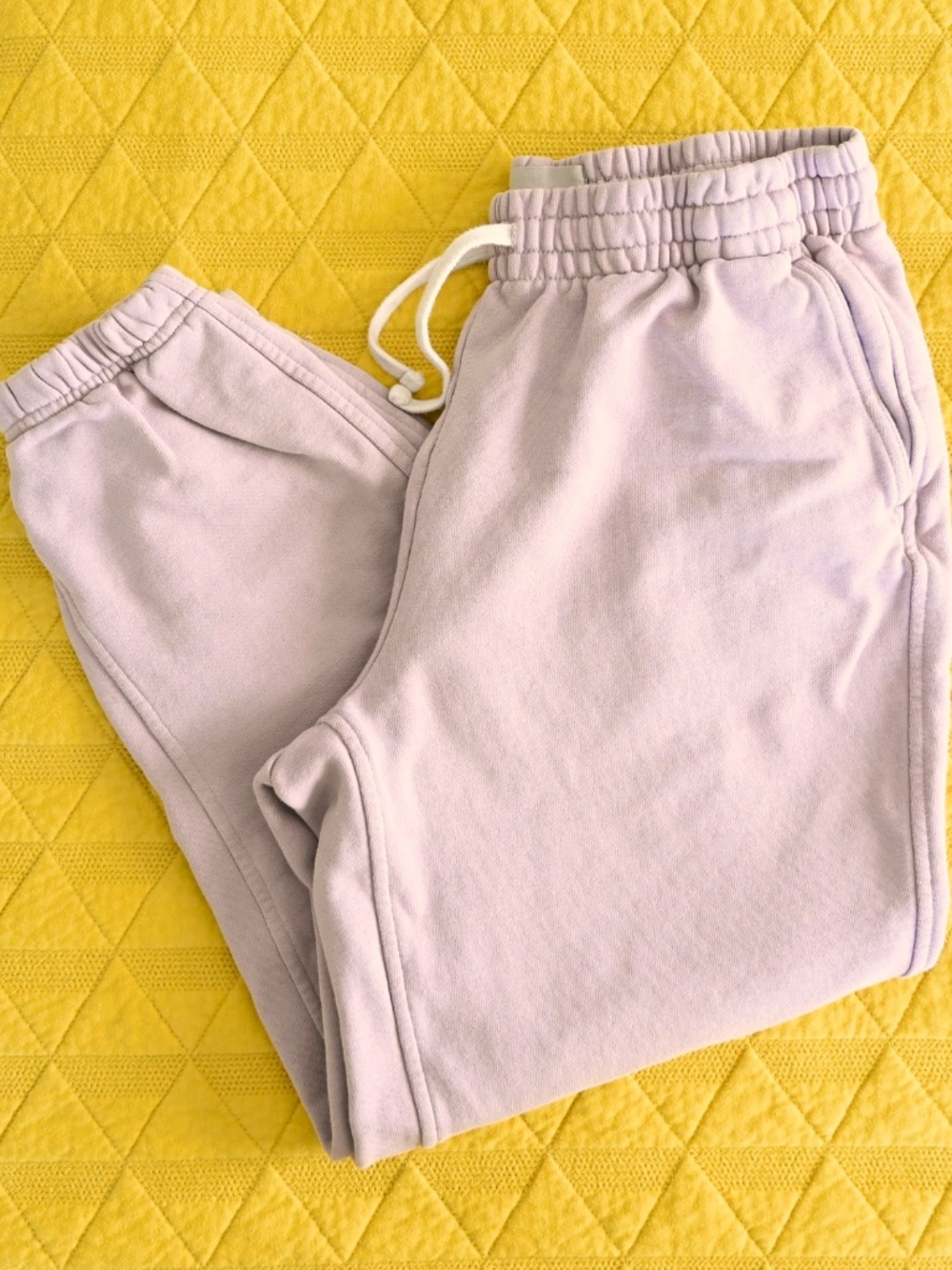 Everlane The Track Jogger Dusty Lavender Organic Cotton Size M